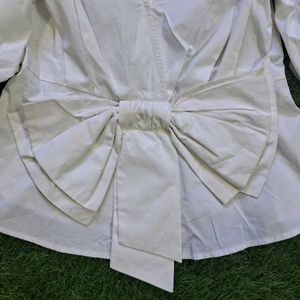 White Bow Top
