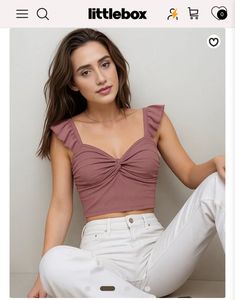 Pink Crop Top from Littlebox India