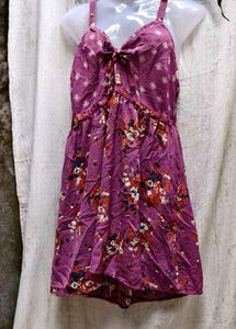 1449. Floral Print Dress