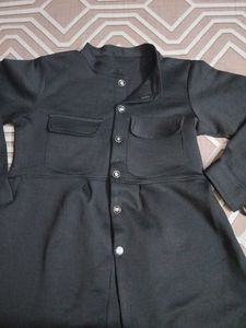 Black Button-Up Jacket