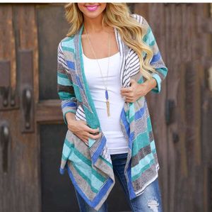 Kalt Cotton 3/4th Sleeves Long Open Shrug