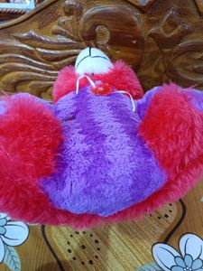 Adorable Two-Tone Plush Teddy Bear