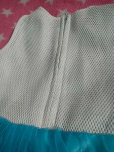 Cute Blue &amp; White Party Dress