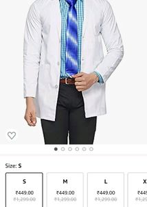 Unisex Laboratory Coat Or Lab Coat White