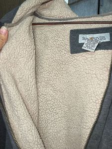 Faux Fur Warm Hoodie - XXL