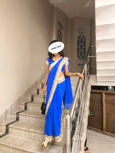 Elegant Blue Saree