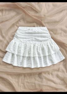 Tiered Ruffle Mini Skirt