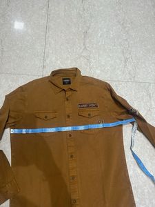 Khaki Camp. PDkt Button-Down Shirt