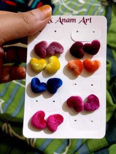 Heart Stud Earrings