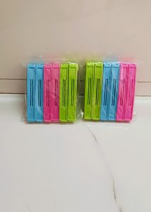 2 Set-Multipurpose Food Snack Plastic Bag Clip Sea