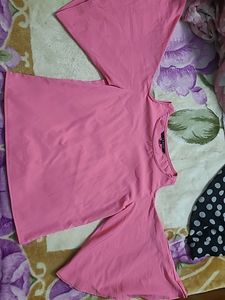 Harpa Cold Shoulder Top With Batwing Sleeves