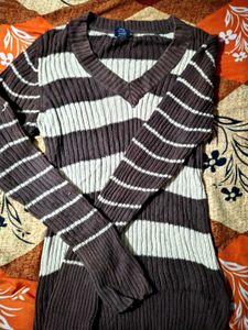 Striped Knit Sweater