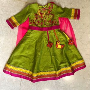 Ethnic Designer Green Anarkali