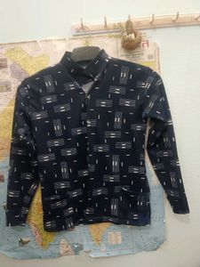 Patterned Long Sleeve Shirt