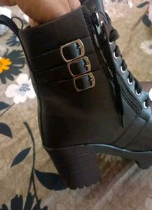Black Platform Ankle Boots