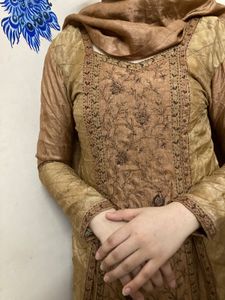 Meena Bazaar Elegant Embroidered Salwar Kameez