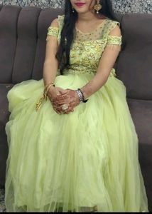 Green Lehenga