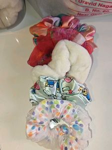 Mix Cute Scrunchies Set