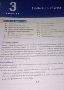 Class11 Statistics For Economics By Sandeep Garg