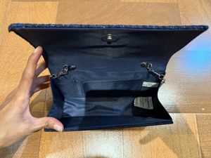 Navy Blue Sling bag/Clutch