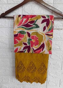 cotton unstitched suits