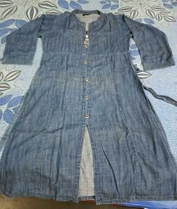 Denim Cotton Kurti