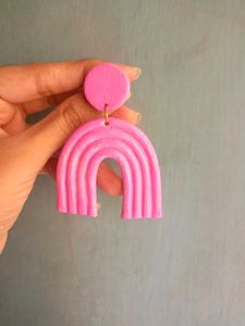 Clay Rainbow  Earrings
