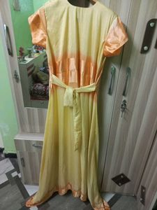 Elegant Yellow Maxi Dress