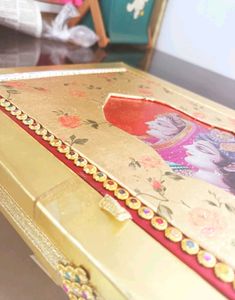 Combo RadhaKrishna Empty Container Box for gifting