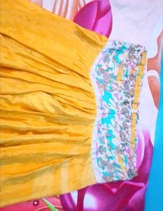 Yellow Soft Glossy Salwar