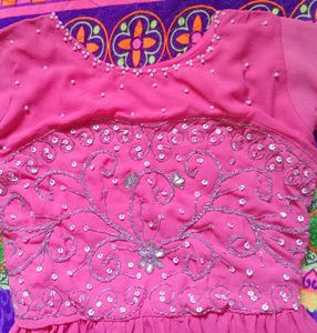 ✨New Hot Pink Anarkali Top👗