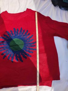 Cute Red Winter Top