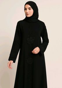 Arabic Style Black Abaya From Dubai