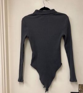ZARA GREY BODYSUIT- MEDIUM