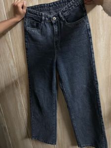 Charcoal Straigh Jeans