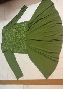 Green Floral Dress