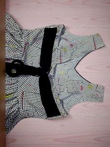 Cute Checkered Dress