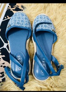 Guess Denim Espadrille Flats