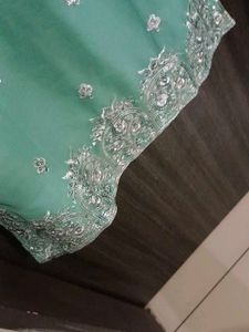Elegant Green Saree