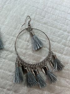 Grey Earrings