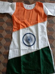 New Style Tiranga Printed Kurti