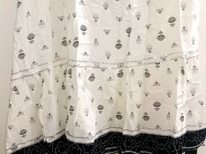 White & Black Skirt NEW