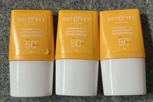 Dot & Key Vitamin C+E Super Bright Sunscreen Pack3