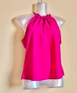 🆕Size S/M 🎁Buy 2 Get 1 Free 🎁Pink Halter Top