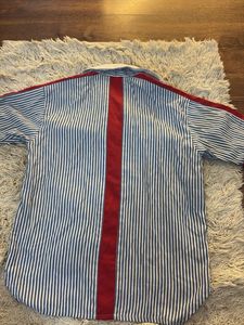 Striped Button-Down Shirt