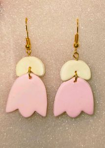 Combo Pastel Pink Floral Earrings
