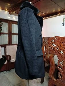 Detachable Fur Collar Overcoat