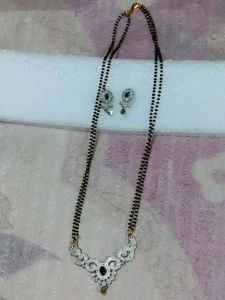Mangalsutra  With Earrings