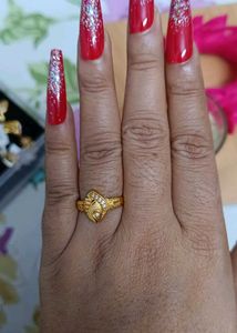 1 gm gold plated ring
