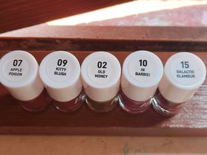 Combo Of 5 Nail Paints